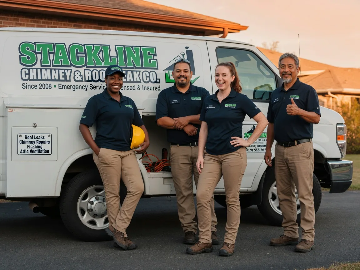 Chimney flashing repair company in Bradford, IL